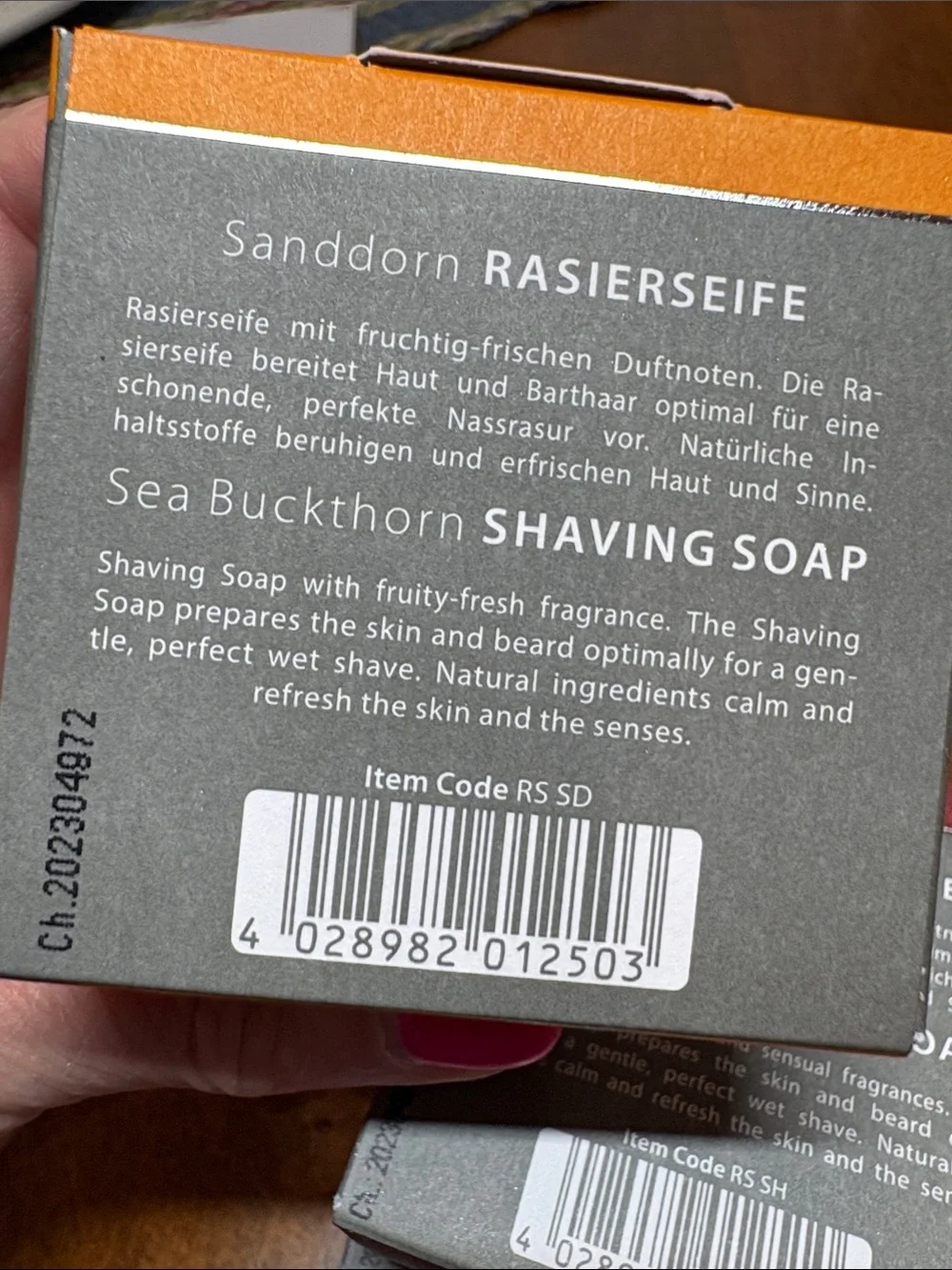 Shaving Soap Trio New in Boxes; Aloe Vera, Sandalwood, and Sea Buckthorn Scents